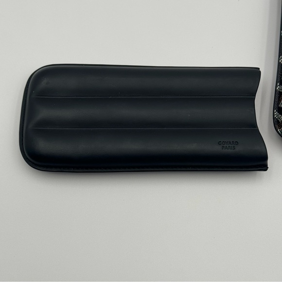 (SOLD) GOYARD Goyardine Churchill 3 Cigar Case Black - Picture 10 of 13